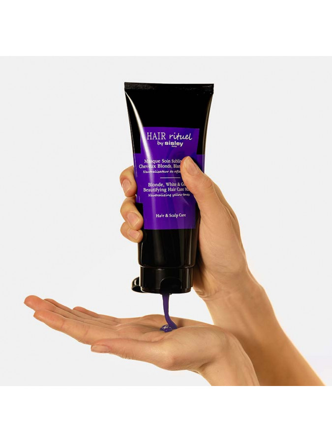 MASQUE SOIN CHEVEUX BLONDS BLANCS